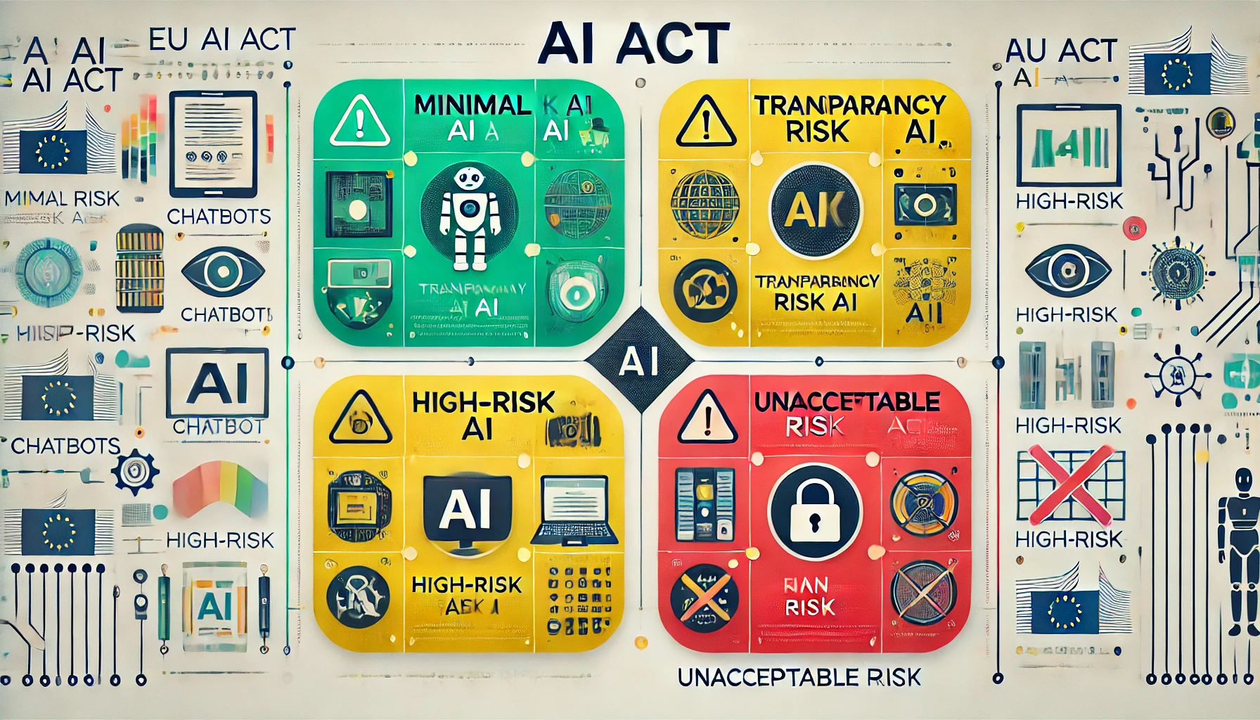 Risk levels in EU AI Act